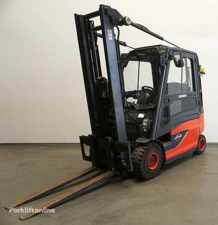 Linde E 25 L 387 electric forklift