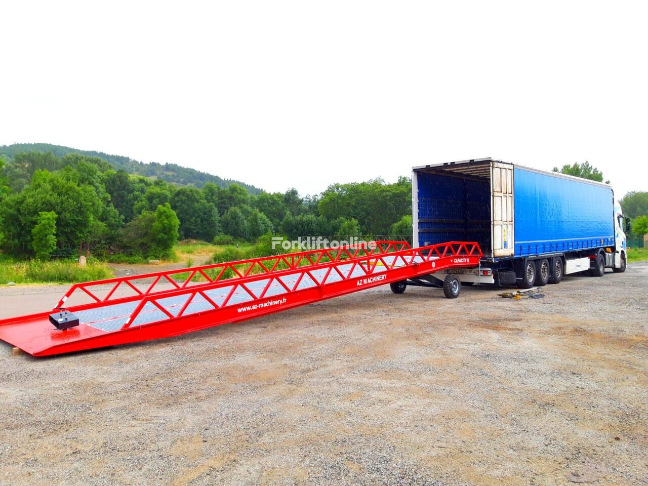 new AZ-Machinery AZ RAMP -EASY XL 8 loading dock ramp