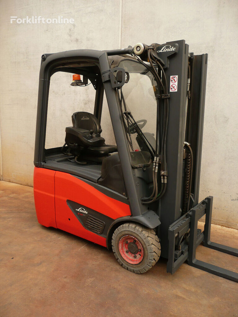 Linde E14 three-wheel forklift