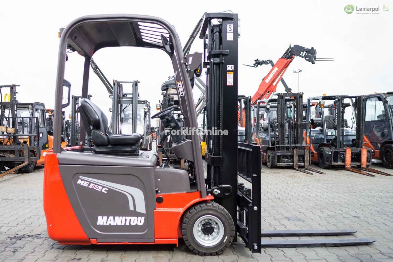 new Manitou ME315 three-wheel forklift